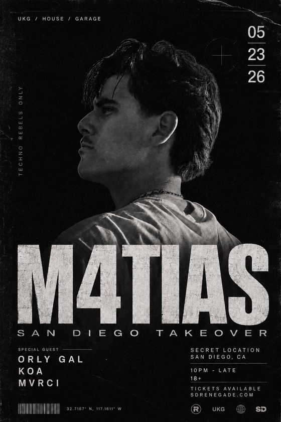 M4TIAS San Diego Takeover poster