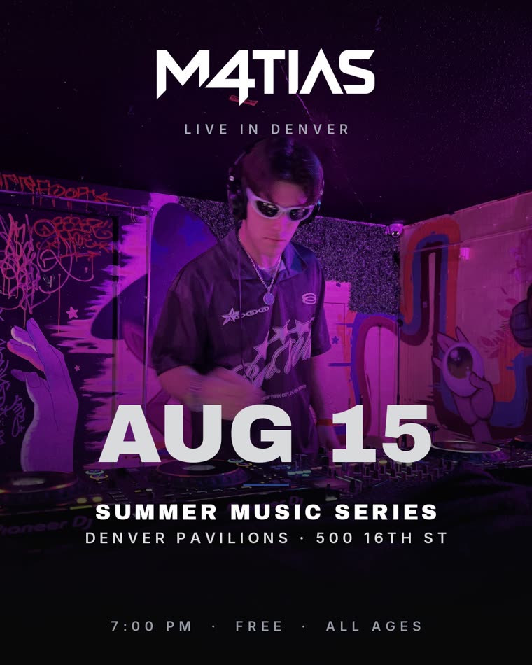 M4TIAS at the Summer Music Series, Denver Pavilions